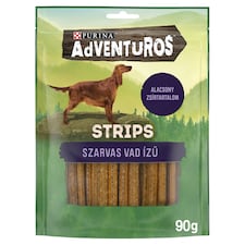 Purina Adventuros Strips szarvas, vad ízű kutya jutalomfalat 90 g