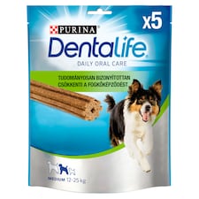 Purina Dentalife Medium jutalomfalat felnőtt kutyák számára 5 db 115 g