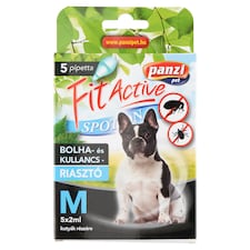 Panzi Fit Active Spot-On bolha- és kullancsriasztó kutyák részére M 5 x 2 ml