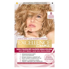 L'Oréal Paris Excellence Creme hajfesték hármas ápolással 8 Világosszőke