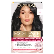 L'Oreal Paris Excellence Creme hajfesték hármas ápolással 1 Fekete