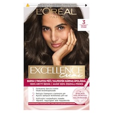L'Oréal Paris Excellence Creme hajfesték hármas ápolással 3 Sötétbarna