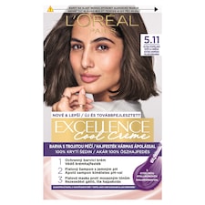 L'Oréal Paris Excellence Cool Creme hajfesték hármas ápolással 5.11 Extra hamvas világosbarna