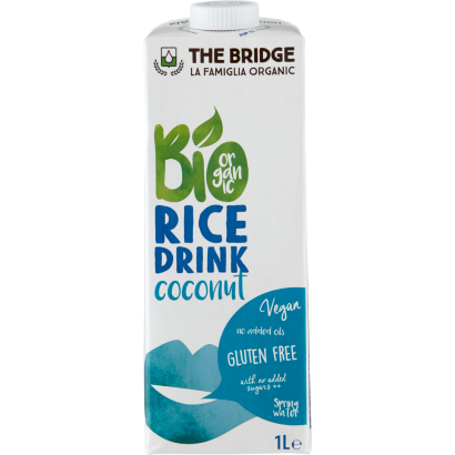 The Bridge Bio UHT gluténmentes kókuszos rizsital 1 l