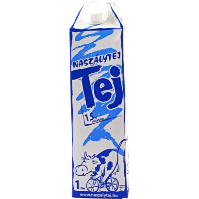 Naszálytej UHT zsírszegény tej 1,5% 1 l