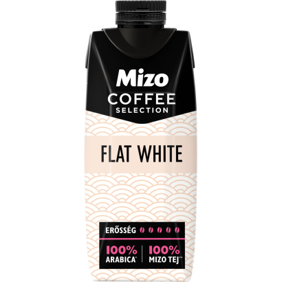 Mizo Coffee Selection Flat White UHT zsírszegény kávés tej 250 ml