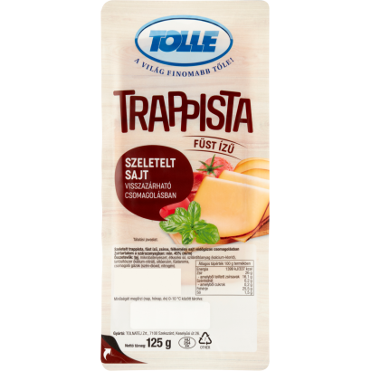 Tolle füst ízű szeletelt trappista sajt 125 g