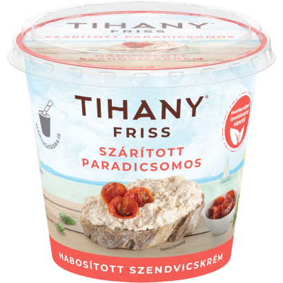 Tihany Friss szárított paradicsomos habosított szendvicskrém 140 g