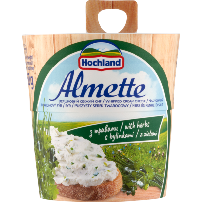 Hochland Almette friss, kenhető fűszeres sajt 150 g