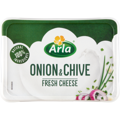 Arla friss, zsíros, lágy krémsajt hagymával és metélőhagymával 200 g
