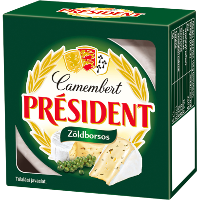 Président zöldborsos camembert sajt 90 g