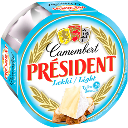 Président Camembert Light félzsíros, lágy sajt 120 g