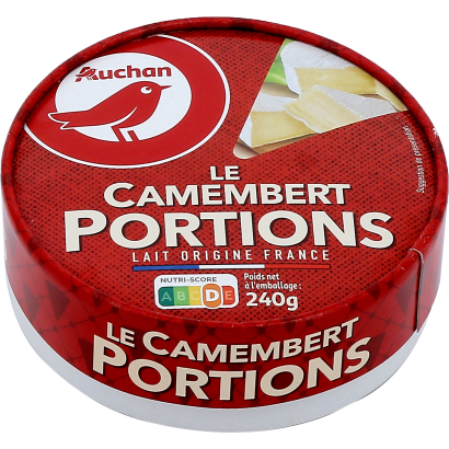 Auchan Kedvenc camembert sajt 8 db  240 g