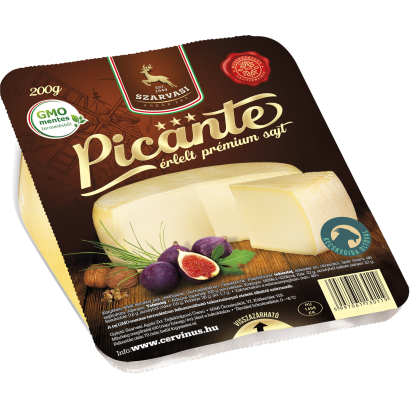 Szarvasi Picante kérgében érlelt kemény sajt 200 g
