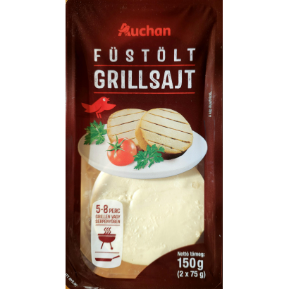 Auchan Kedvenc grillsajt füstölt 2 x 75 g