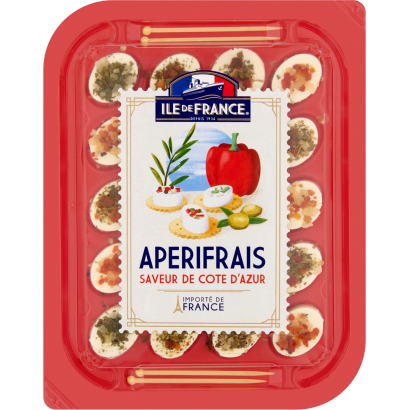 Ile de France Apérifrais Côte d'Azur sajtspecialitás fűszerekkel, fűszernövényekkel 100 g