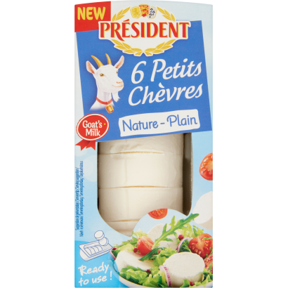 Président Petits Chevres zsíros, lágy, natúr kecskesajt 6 db 100 g