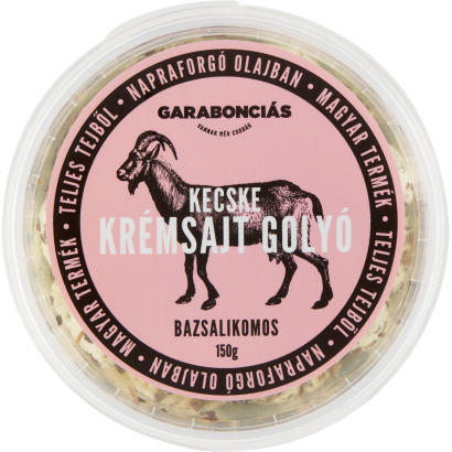 Garabonciás bazsalikomos kecske krémsajt golyó napraforgó olajban 250 g