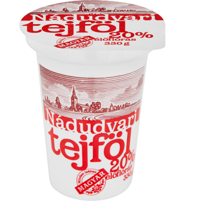 Nádudvari élőflórás tejföl 20% 330 g