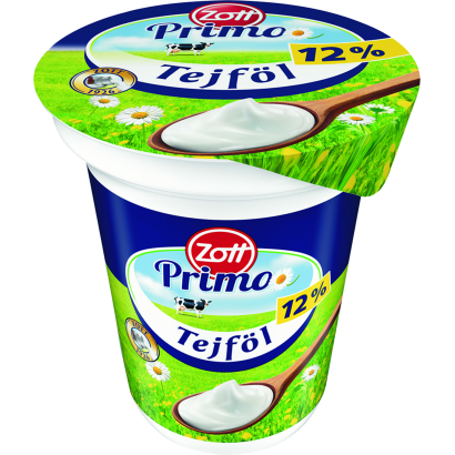 Zott Primo félzsíros tejföl 12% 330 g