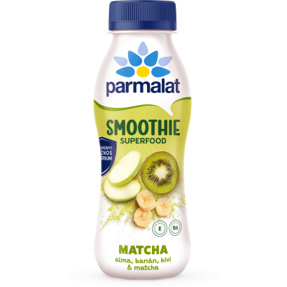 Parmalat Smoothie almás, banános, kivis zsírszegény savanyú tejkészítmény matcha teával 330 g