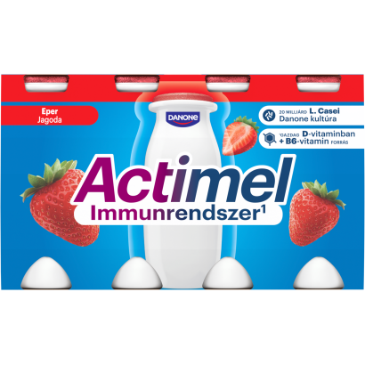 Danone Actimel eperízű zsírszegény joghurtalapú ital B6- és D-vitaminnal 8 x 100 g (800 g)