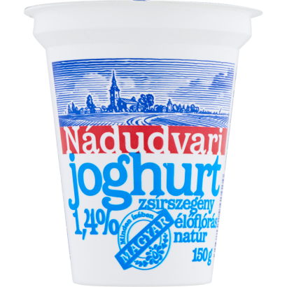 Nádudvari zsírszegény, élőflórás natúr joghurt 150 g