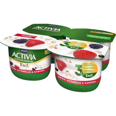 Activia erdei gyümölcsös joghurt gabonákkal 4x120 g
