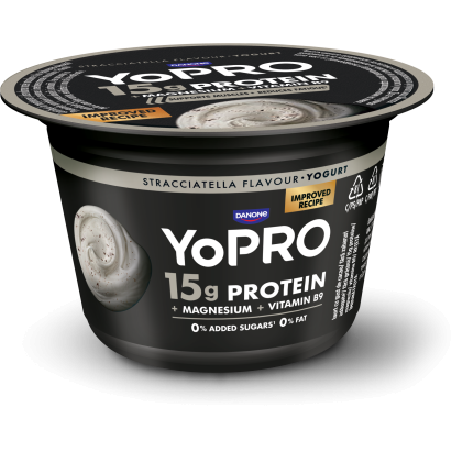 Danone YoPro sztracsatellaízű sovány joghurt édesítőszerekkel, magnéziummal és folsavval 160 g