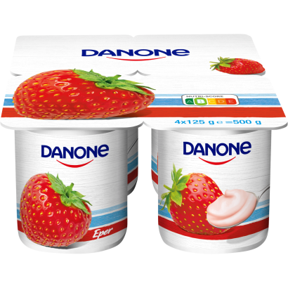 Danone eperízű, élőflórás, zsírszegény joghurt 4 x 125 g