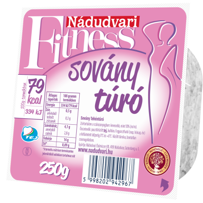 Nádudvari Fitness sovány túró 250 g