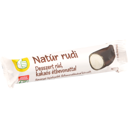Auchan Tipp natúr rudi kakaós desszert rúd étbevonattal 23 g