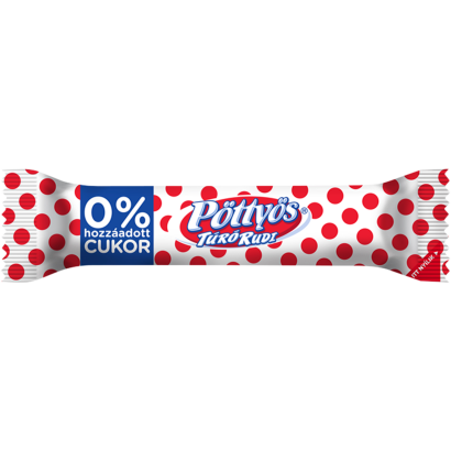 Pöttyös Túró Rudi desszertkészítmény kakaós étbevonattal, édesítőszerekkel 35 g
