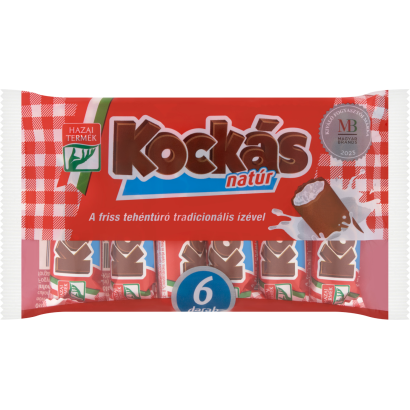 Kockás natúr túrórúd 6 x 30 g (180 g)
