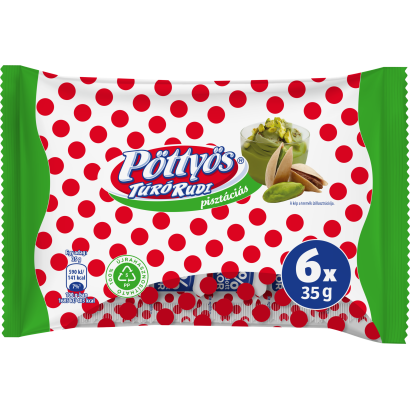 Pöttyös Túró Rudi pisztáciás 6x35 g