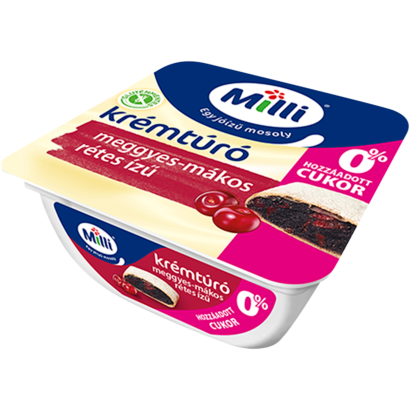 Milli meggyes-mákos rétes ízű krémtúró 90 g