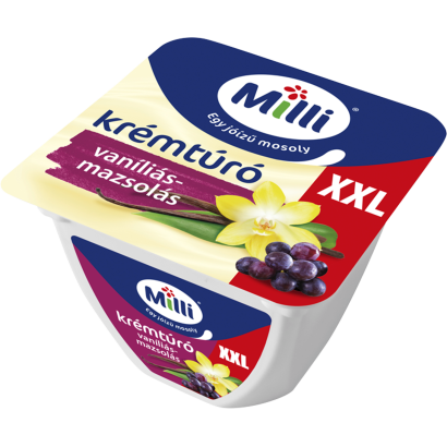 Milli XXL vaníliás-mazsolás krémtúró 150 g