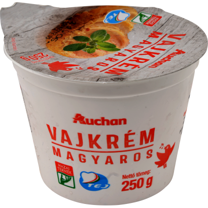 Auchan Kedvenc magyaros vajkrém 250 g