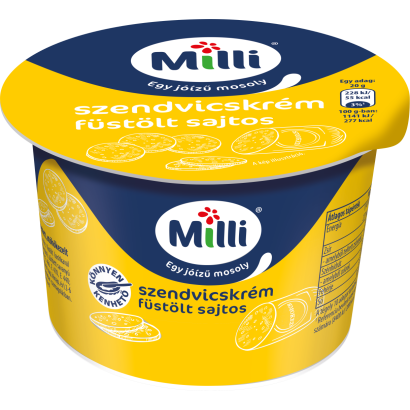 Milli füstölt sajtos szendvicskrém 200 g