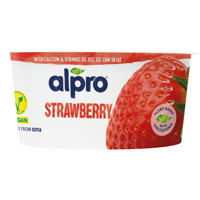 Alpro fermentált szójakészítmény eperrel, hozzáadott kalciummal és vitaminokkal 150 g