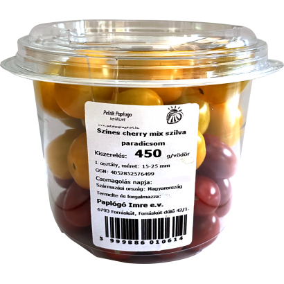 Sárga-piros szilva paradicsom vödrös 450 g
