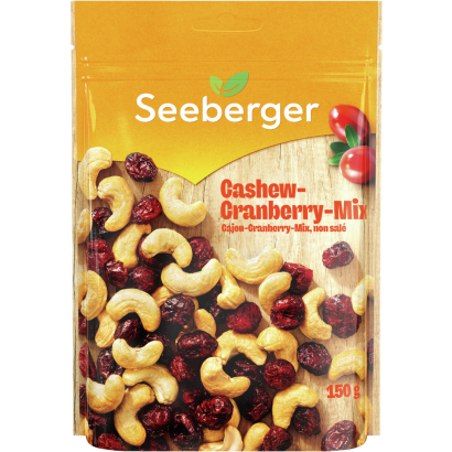 Seeberger pörkölt kesudió és aszalt, cukrozott áfonya keveréke 150 g