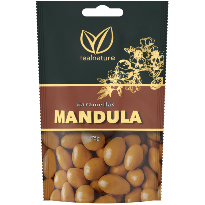 Real Nature karamellás mandula 75 g