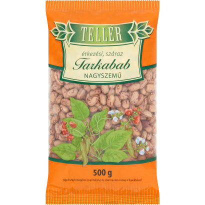 Tellér étkezési, száraz, nagyszemű tarkabab 500 g