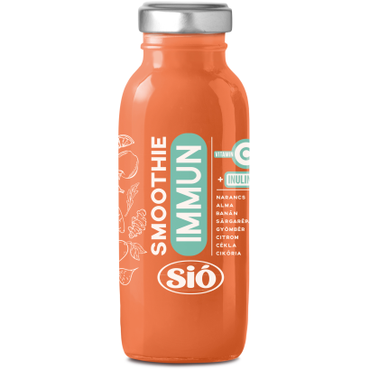 Sió Smoothie Immun Vitamin C + Inulin vegyes gyümölcs- és zöldségital 0,25 l