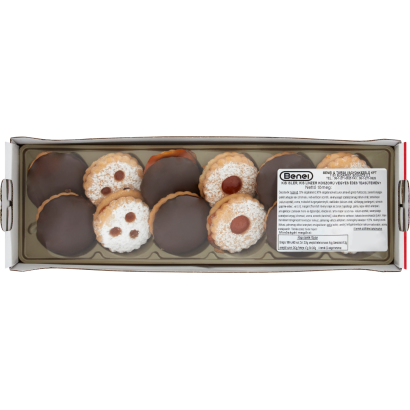 Benei kis isler, kis linzer koszorú vegyes édes teasütemény 230 g