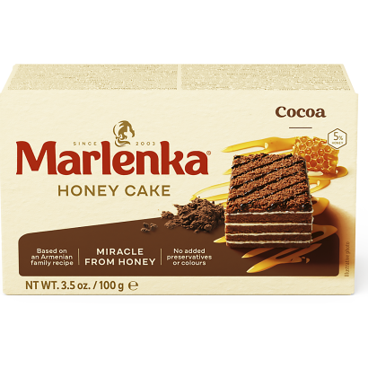 Marlenka mézes kakaós torta 100 g