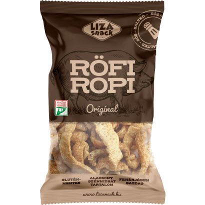 Liza Snack Original Röfi Ropi sertésbőrből készült ropogós snack 40 g