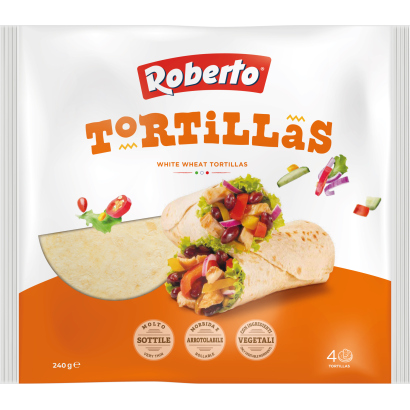 Roberto Tortillas kenyér napraforgóolajjal 4 db 240 g