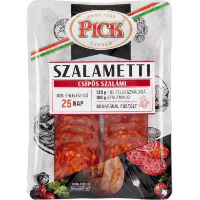 PICK Szalametti szeletelt csípős szalámi 70 g